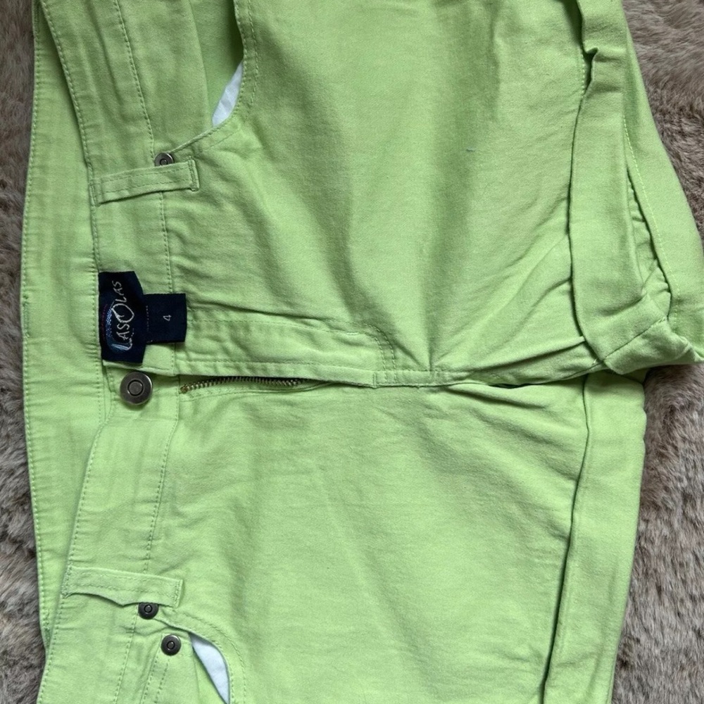 Las O Las LimeGreen Shorts